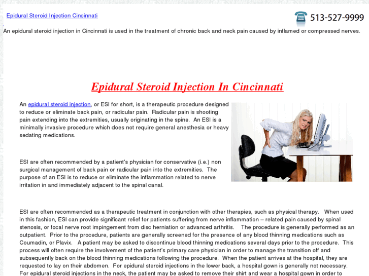 www.epiduralsteroidinjectioncincinnati.com