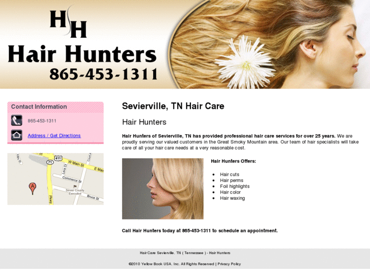 www.hairhuntersbeautysalon.com