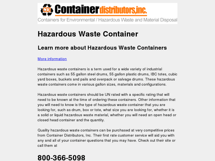 www.hazardouswastecontainer.com