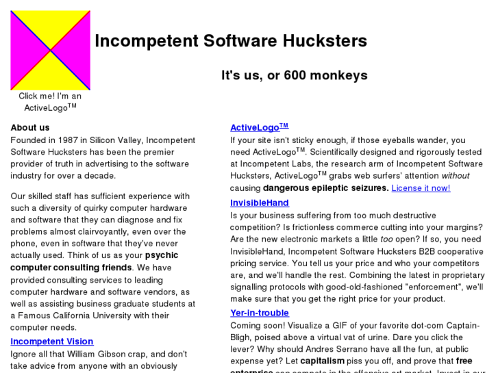 www.incompetentsoftwarehucksters.com