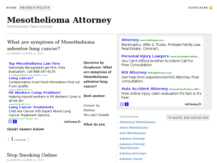 www.mesotheliomatexas.com