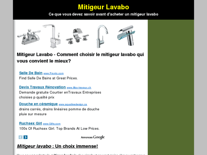 www.mitigeurlavabo.com