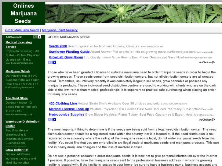 www.ordermarijuanaseeds.com