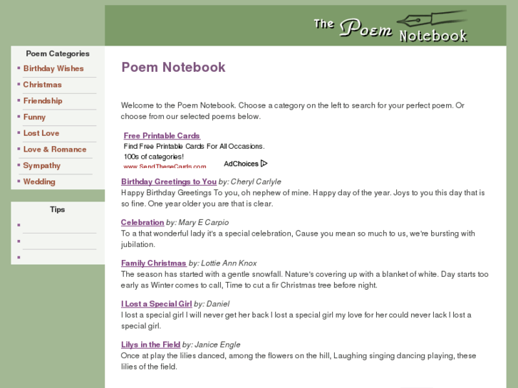 www.poem-notebook.com