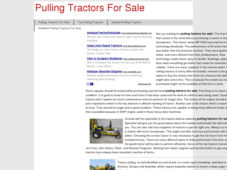 www.pullingtractorsforsale.com