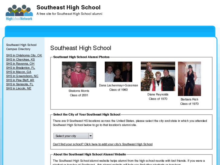 www.southeasthighschoolalumni.com