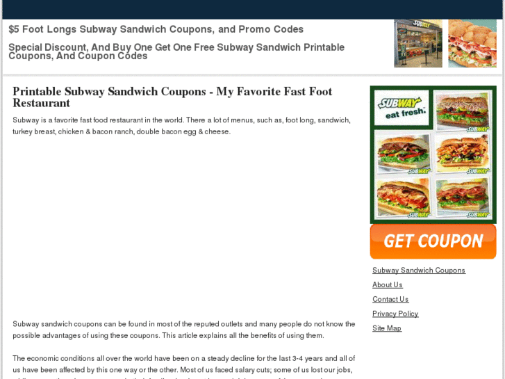 www.subwaysandwichcoupons.net