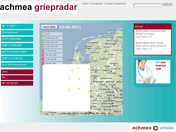 www.achmeagriepradar.nl