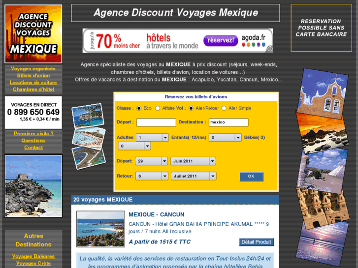 www.agence-discount-voyages-mexique.com