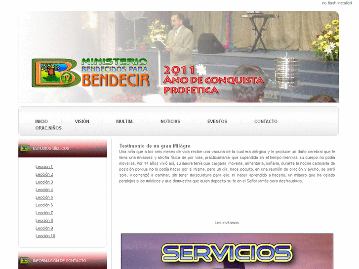 www.bendecidosparabendecir.com