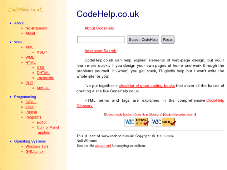 www.codehelp.co.uk