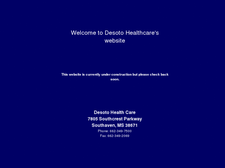 www.desotohealthcare.com