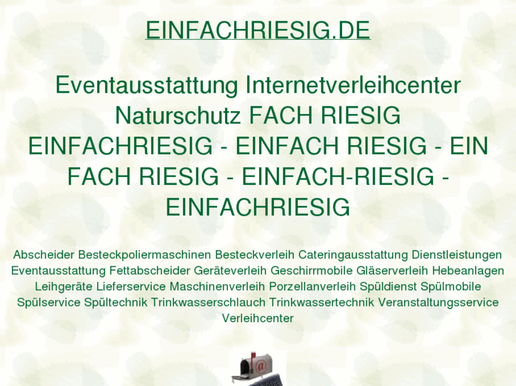 www.einfachriesig.de