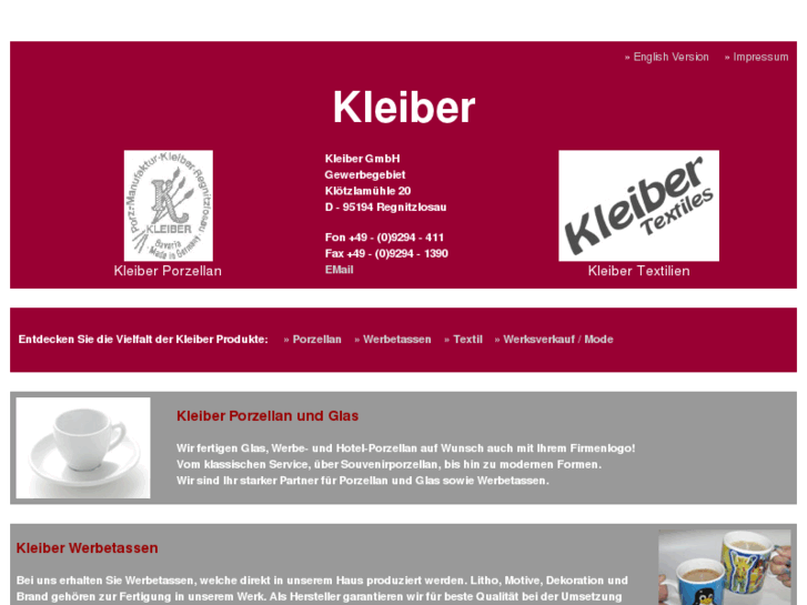 www.kleiber-porzellan.com