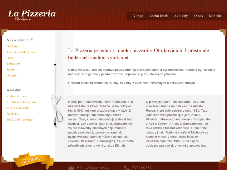 www.la-pizzeria.cz