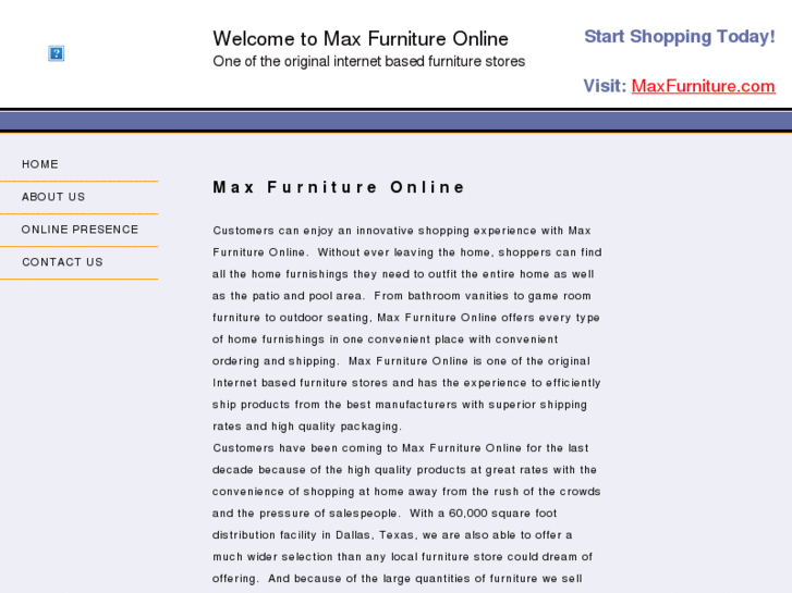 www.maxfurnitureonline.com