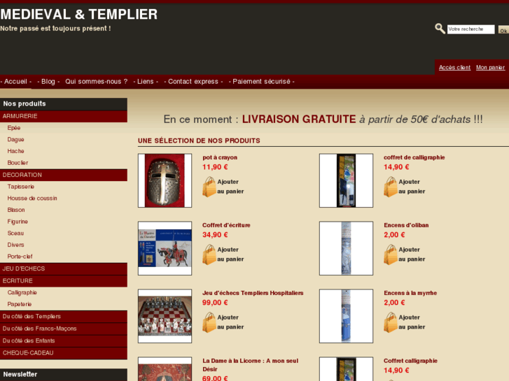www.medieval-et-templier.com