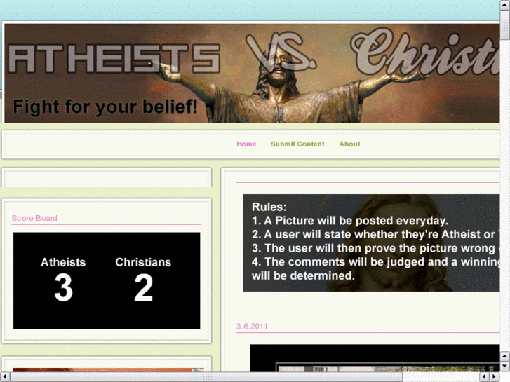 www.atheistsversuschristians.com