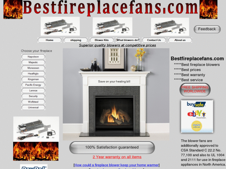 www.bestfireplacefans.com