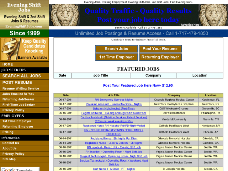 www.eveningshiftjobs.com