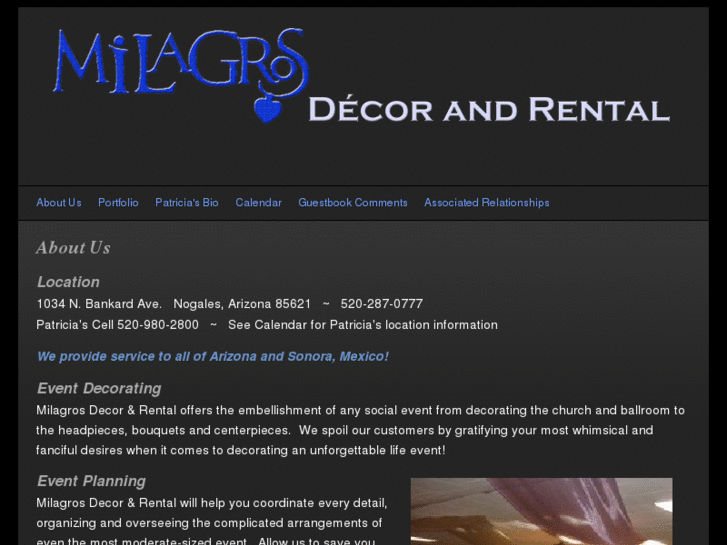 www.milagrosdecorandrental.com