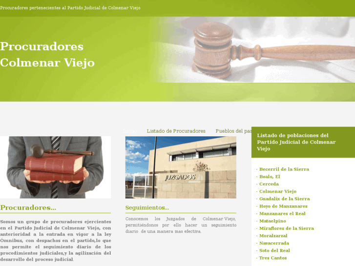 www.procuradorescolmenarviejo.es