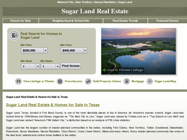 www.sugarland-homesforsale.com