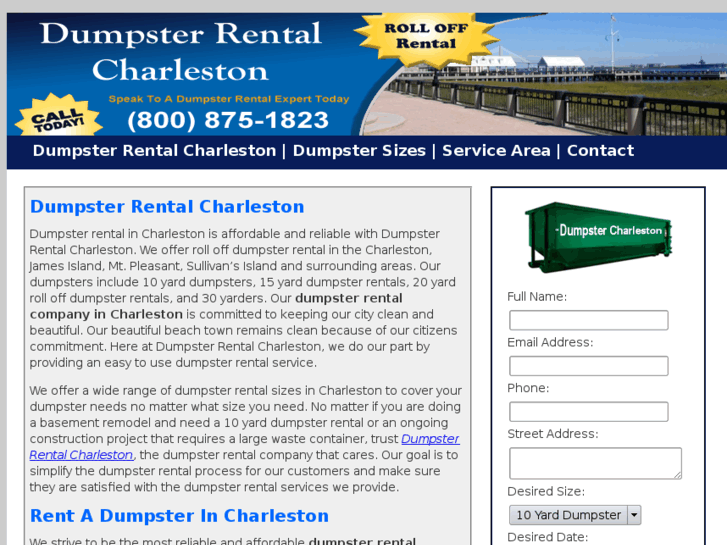 www.dumpsterrentalcharleston.com