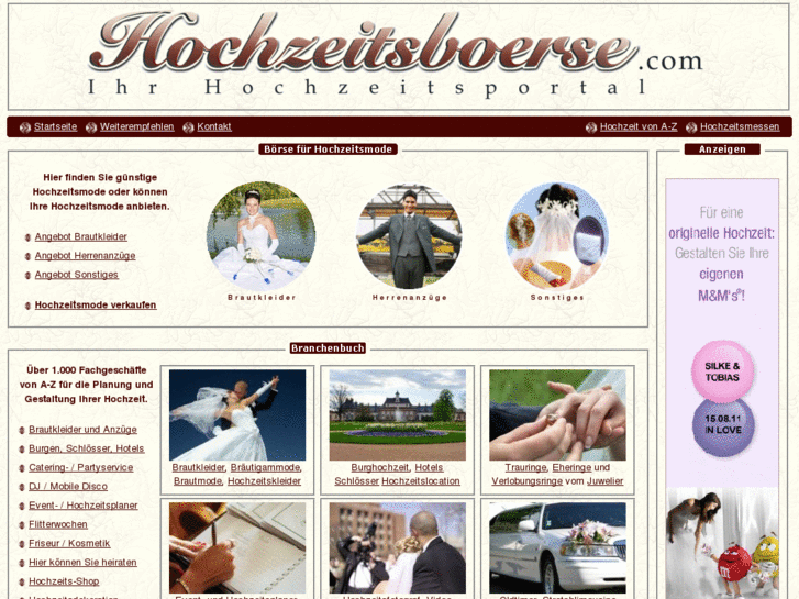 www.hochzeitsboerse.com