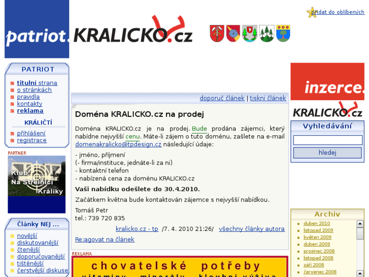 www.kralicko.cz