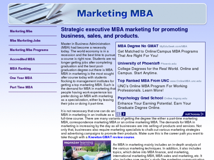 www.marketingmbaprogram.net