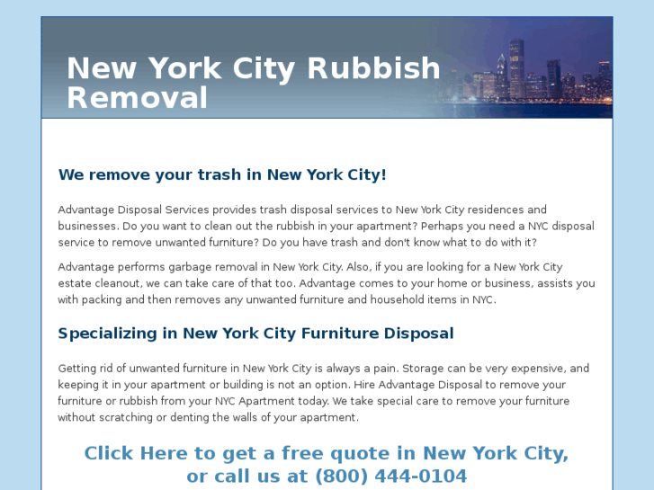 www.newyorkcityrubbishremoval.com