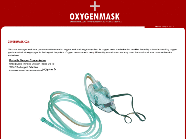 www.oxygenmask.com