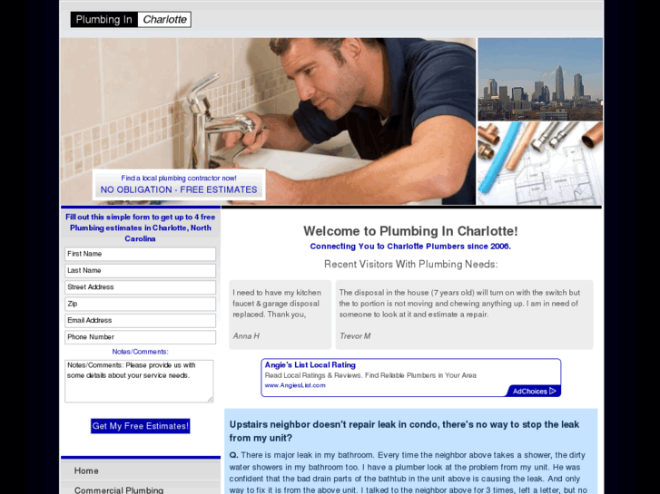 www.plumbingincharlotte.com