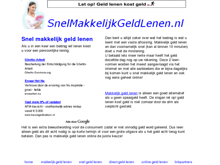 www.snelmakkelijkgeldlenen.nl