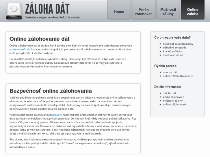 www.zalohovanie-online.sk