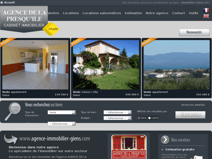 www.agence-immobiliere-giens.fr