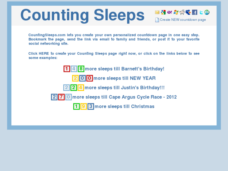 www.countingsleeps.com