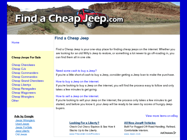 www.find-a-cheap-jeep.com