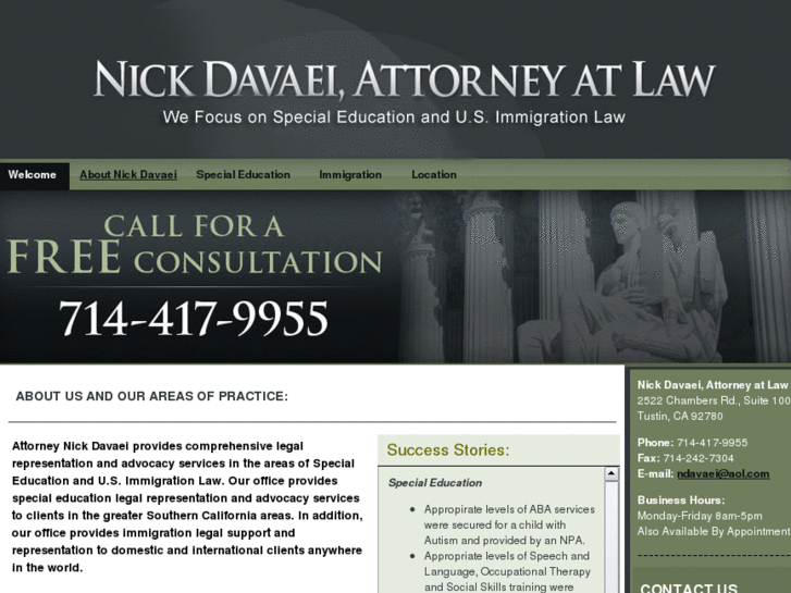 www.lawofficesofnickdavaei.com