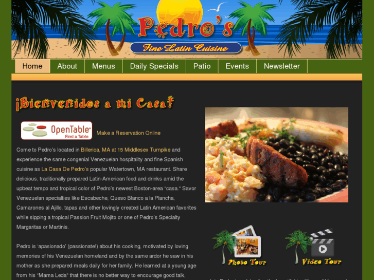 www.pedroslatincuisine.com