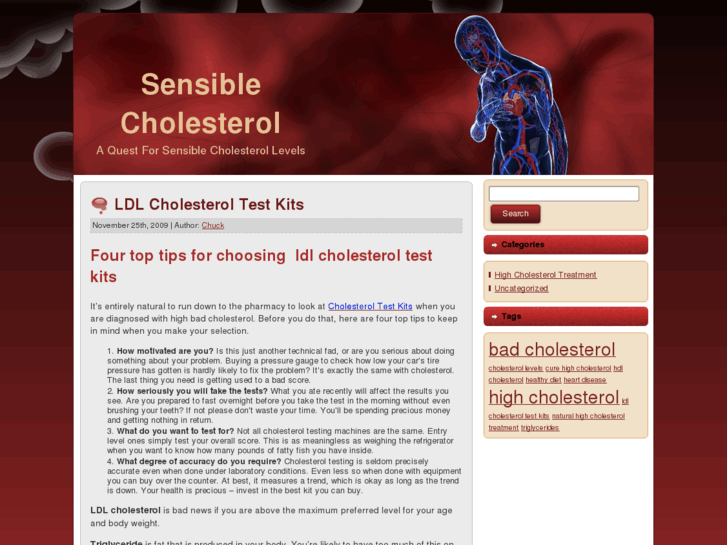 www.sensiblecholesterol.com