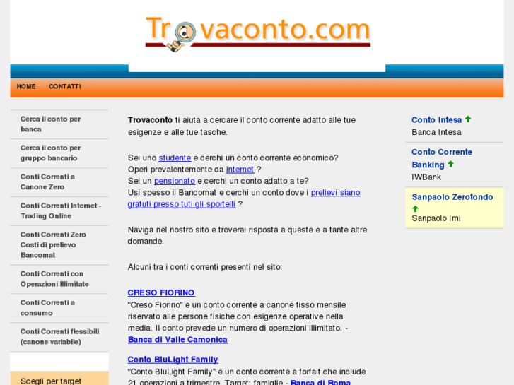 www.trovaconto.com