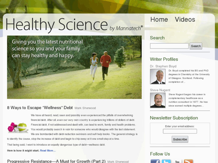 www.healthyscience.net