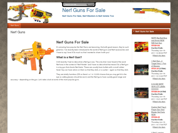 www.nerfgunsforsale.net