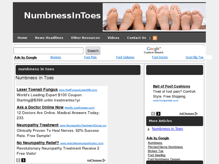 www.numbnessintoes.com