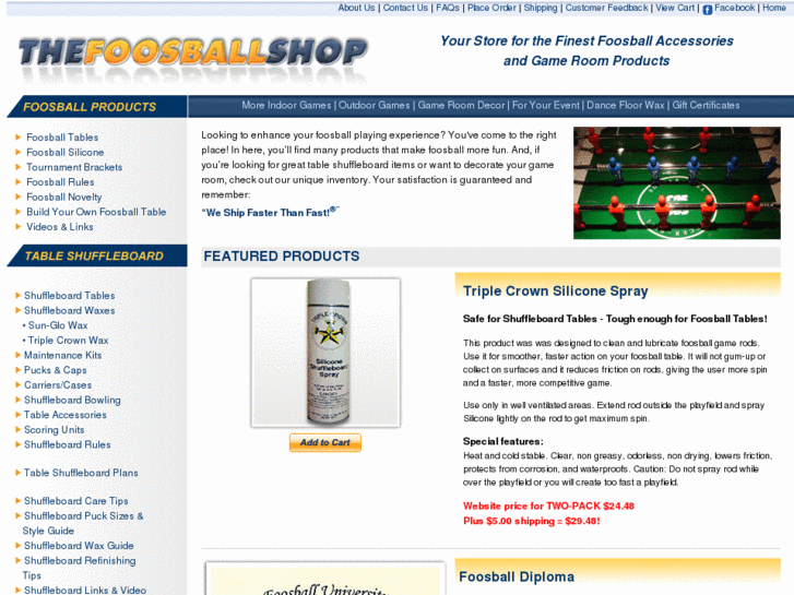 www.thefoosballshop.com