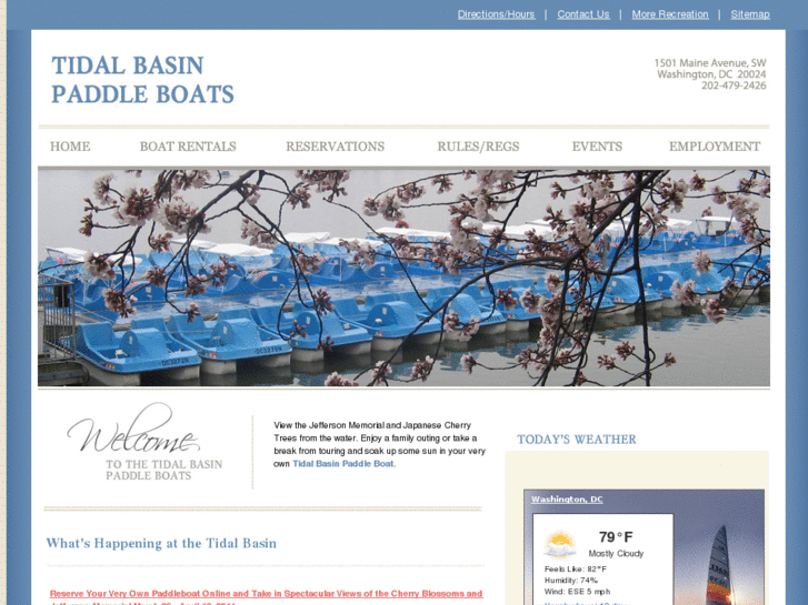 www.tidalbasinpaddleboats.com