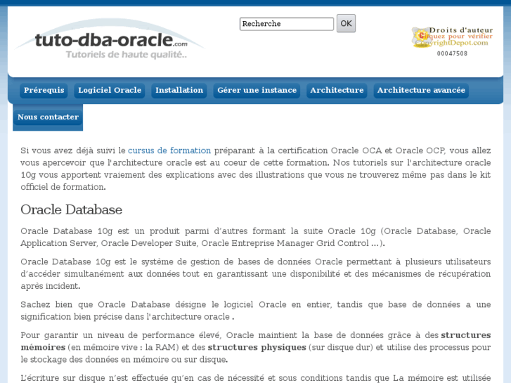 www.tuto-dba-oracle.com