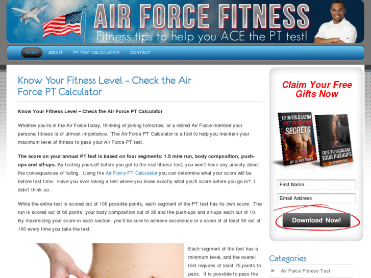 www.airforcefitnesstest.com